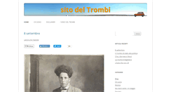 Desktop Screenshot of giacomo.trombi.it